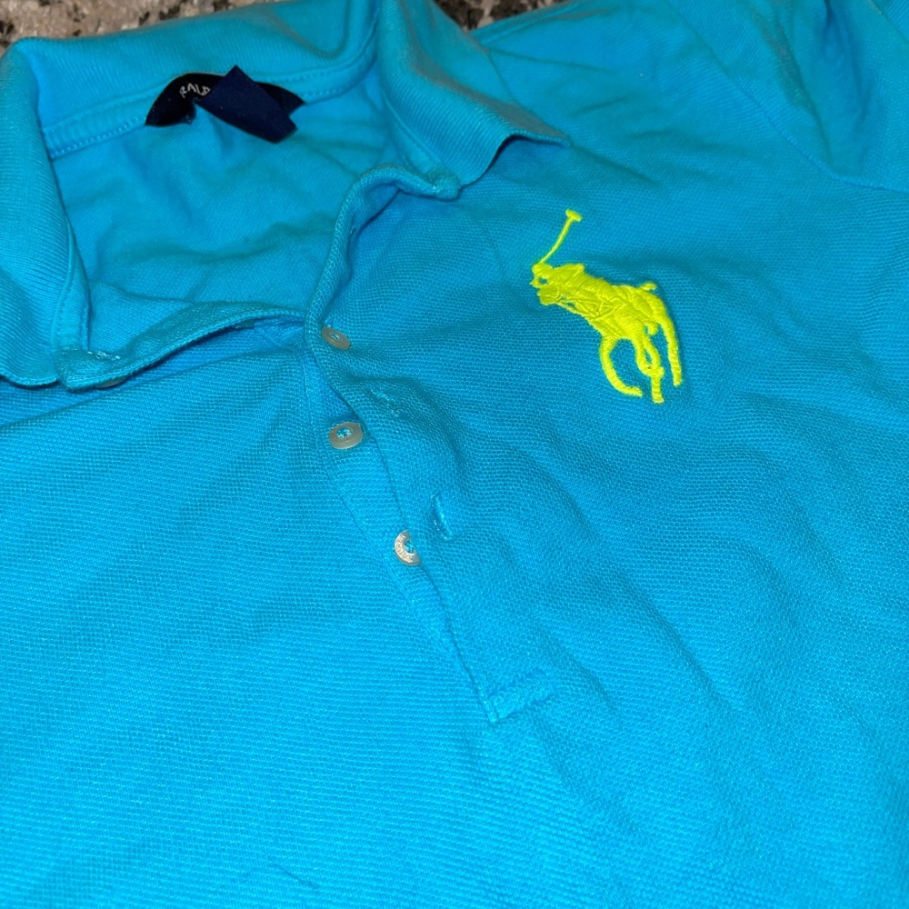 Ralph Lauren Big Girls Polo Shirt. SIZE 16